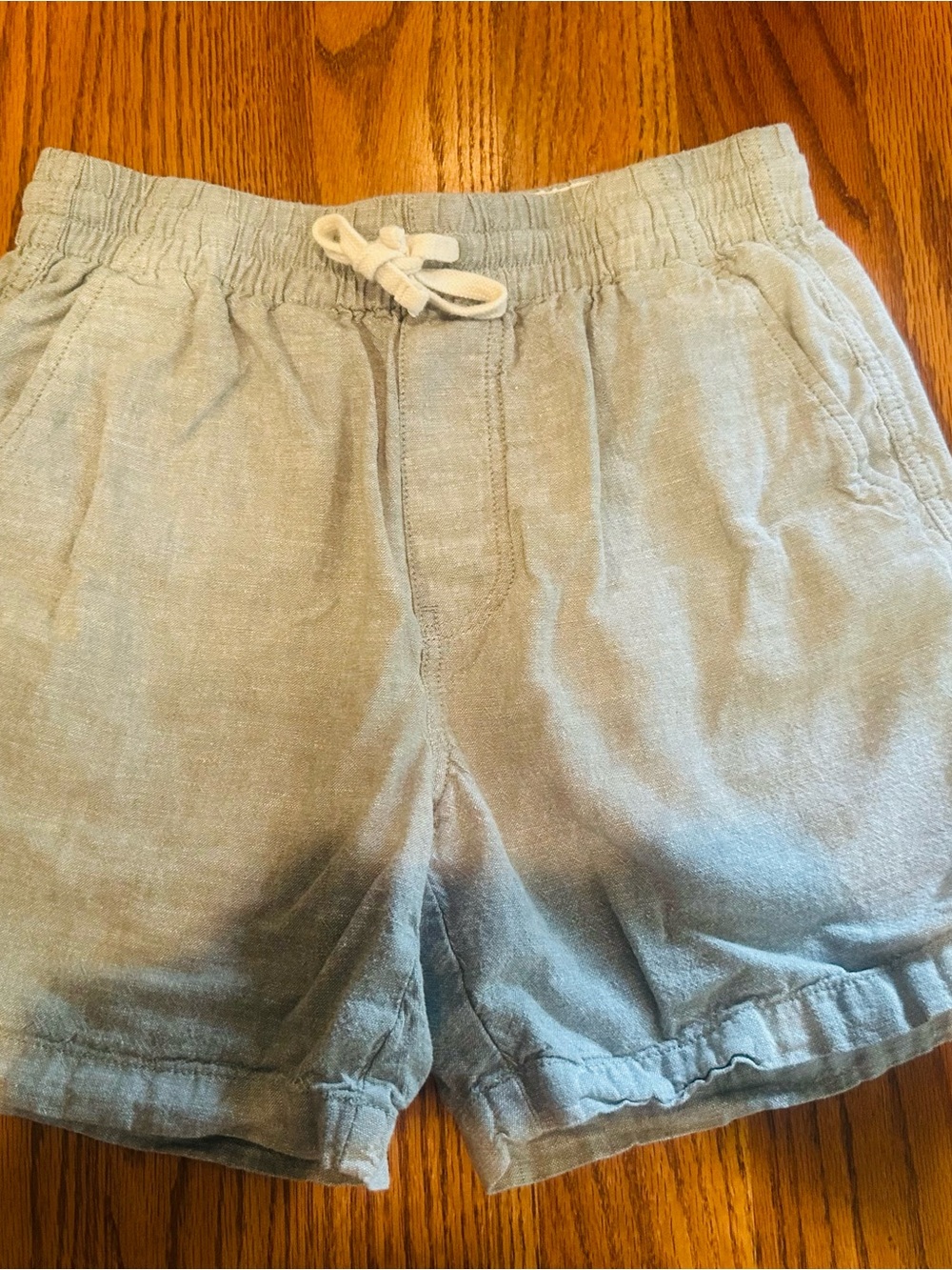 J. Crew Women's Light green Linen-Blend Athletic Shorts